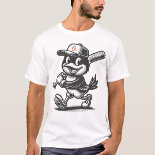 Baltimore honkbal T-shirt in vintage stijl