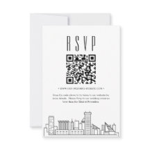 Baltimore Huwelijk QR code RSVP