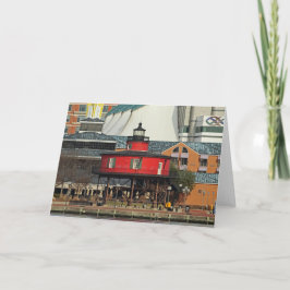 Baltimore Inner Harbor Seven Foot Knoll Lighthouse Kaart