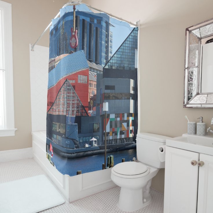 Baltimore Inner Harbor Shower Curtains Douchegordijn Zazzle.nl