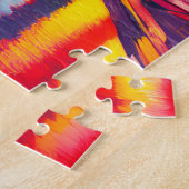 Baltimore Inner Harbour bij nacht Legpuzzel (Zijkant)