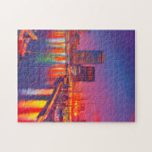 Baltimore Inner Harbour bij nacht Legpuzzel (Horizontaal)