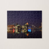 Baltimore Inner Harbour bij nacht Legpuzzel (Horizontaal)
