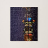 Baltimore Inner Harbour bij nacht Legpuzzel (Verticaal)