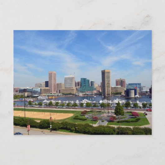 Baltimore Inner Harbour Briefkaart (Voorkant)