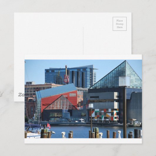 Baltimore Inner Harbour Briefkaart (Voorkant / Achterkant)