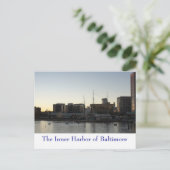 Baltimore Inner Harbour Briefkaart (Staand voorkant)