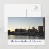Baltimore Inner Harbour Briefkaart (Voorkant / Achterkant)