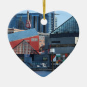 Baltimore Inner Harbour Keramisch Ornament (Voorkant)
