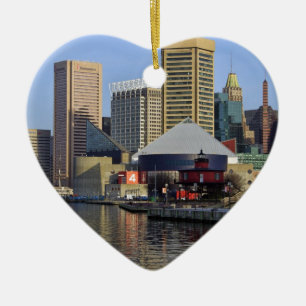 Baltimore Inner Harbour Keramisch Ornament