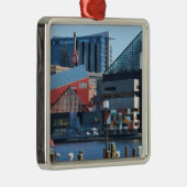 Baltimore Inner Harbour Metalen Ornament (Rechts)