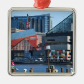 Baltimore Inner Harbour Metalen Ornament (Voorkant)