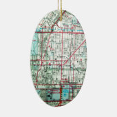 BALTIMORE kaart Keramisch Ornament (Rechts)