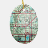 BALTIMORE kaart Keramisch Ornament (Achterkant)