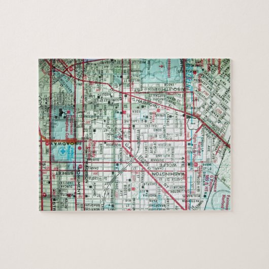 BALTIMORE  kaart Legpuzzel (Horizontaal)