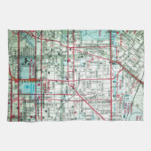 BALTIMORE  kaart Theedoek (Horizontaal)