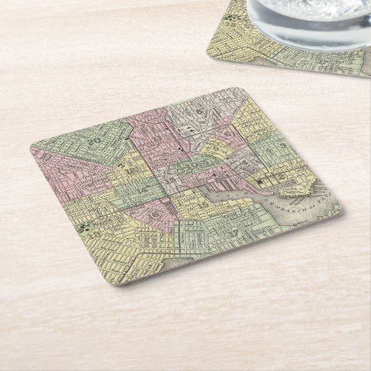 Baltimore Kartonnen Onderzetters (Schuin)