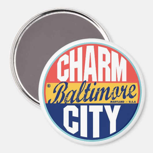 Baltimore  Label Magneet (Voorkant / Achterkant)