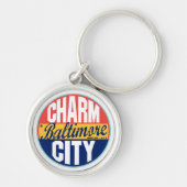 Baltimore Label Sleutelhanger (Voorkant)