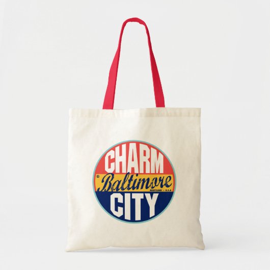 Baltimore  Label Tote Bag (Voorkant)