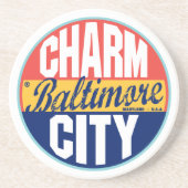 Baltimore Label Zandsteen Onderzetter (Voorkant)