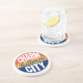 Baltimore  Label Zandsteen Onderzetter (Zijkant)