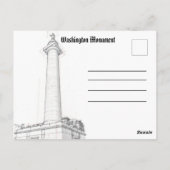 Baltimore Landmarks Postcard Peabody Library Photo Briefkaart (Achterkant)