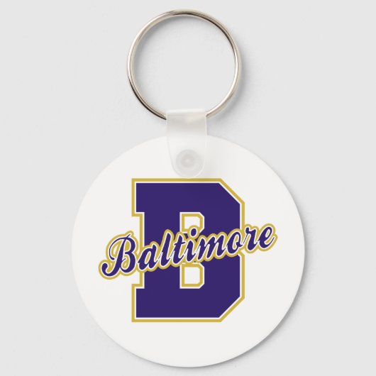 Baltimore Letter Sleutelhanger (Voorkant)