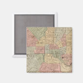 Baltimore Map door Mitchell Magneet (Voorkant / Achterkant)