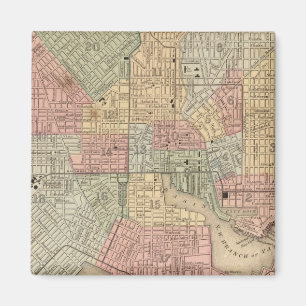 Baltimore Map door Mitchell Magneet