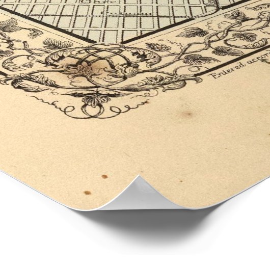 Baltimore Map door Mitchell Poster (Hoek)