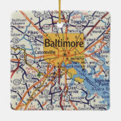 Baltimore  Map Keramisch Ornament (Achterkant)