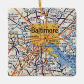 Baltimore  Map Keramisch Ornament (Voorkant)