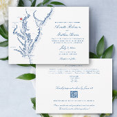 Baltimore Maryland all-in-one QR-code RSVP Bruilof Kaart