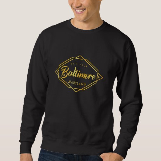 Baltimore Maryland - Baltimore MD Style Trui (Voorkant)
