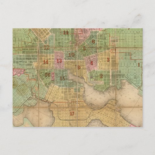 Baltimore, Maryland Briefkaart (Voorkant)