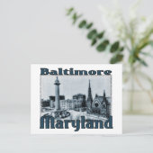 Baltimore, Maryland Briefkaart (Staand voorkant)