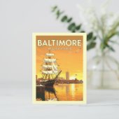  Baltimore Maryland Briefkaart (Staand voorkant)