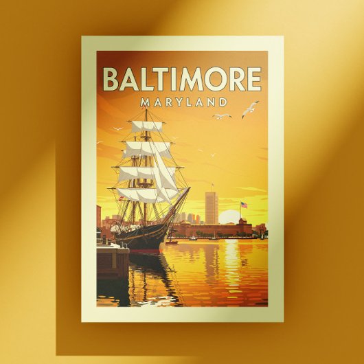  Baltimore Maryland Briefkaart
