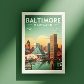  Baltimore Maryland Briefkaart