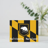 Baltimore Maryland Briefkaart (Staand voorkant)