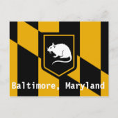 Baltimore Maryland Briefkaart (Voorkant)