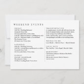 Baltimore Maryland Bruiloft Welkomstroute Bedankkaart (Achterkant)