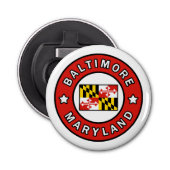Baltimore Maryland Button Flesopener (Voorkant)