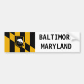Baltimore Maryland Charm City Rat sticker (Voorkant)