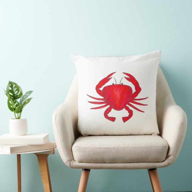 Baltimore Maryland Chesapeake Bay Schaaldierkrab Kussen (Stoel)