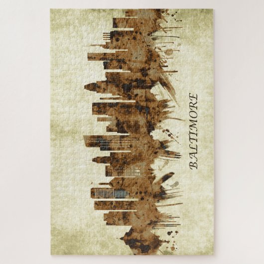 Baltimore Maryland Cityscape Legpuzzel (Verticaal)
