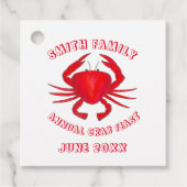 Baltimore Maryland Crab Feast Crustacean Seafood Bedankjes Labels (Voorkant)