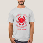 Baltimore Maryland Crab Feast Crustacean Seafood T-shirt (Voorkant)