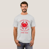 Baltimore Maryland Crab Feast Crustacean Seafood T-shirt (Voorkant volledig)